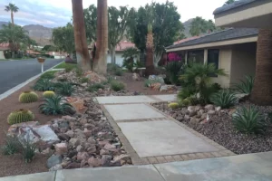 New front yard walkway