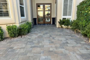 gray patio pavers